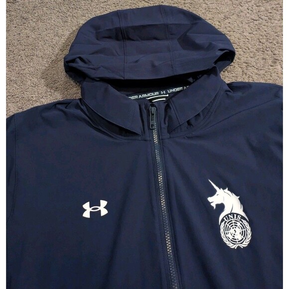 Under Armour UN United Nations International School 3.0 Warm Up Jacket Men's 2XL - Picture 3 of 8